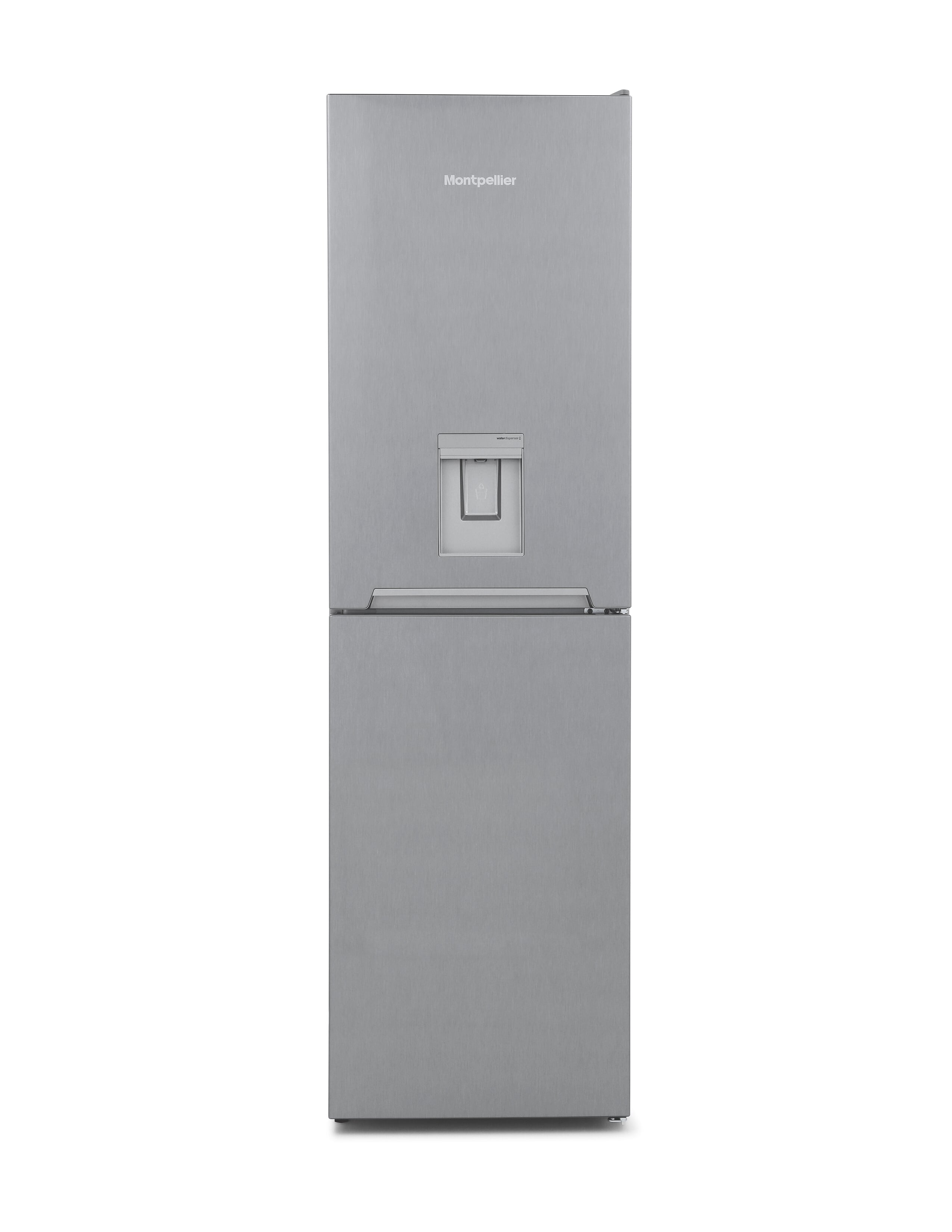 Montpellier MFF185DX 50/50 Frost Free Fridge Freezer in Inox with