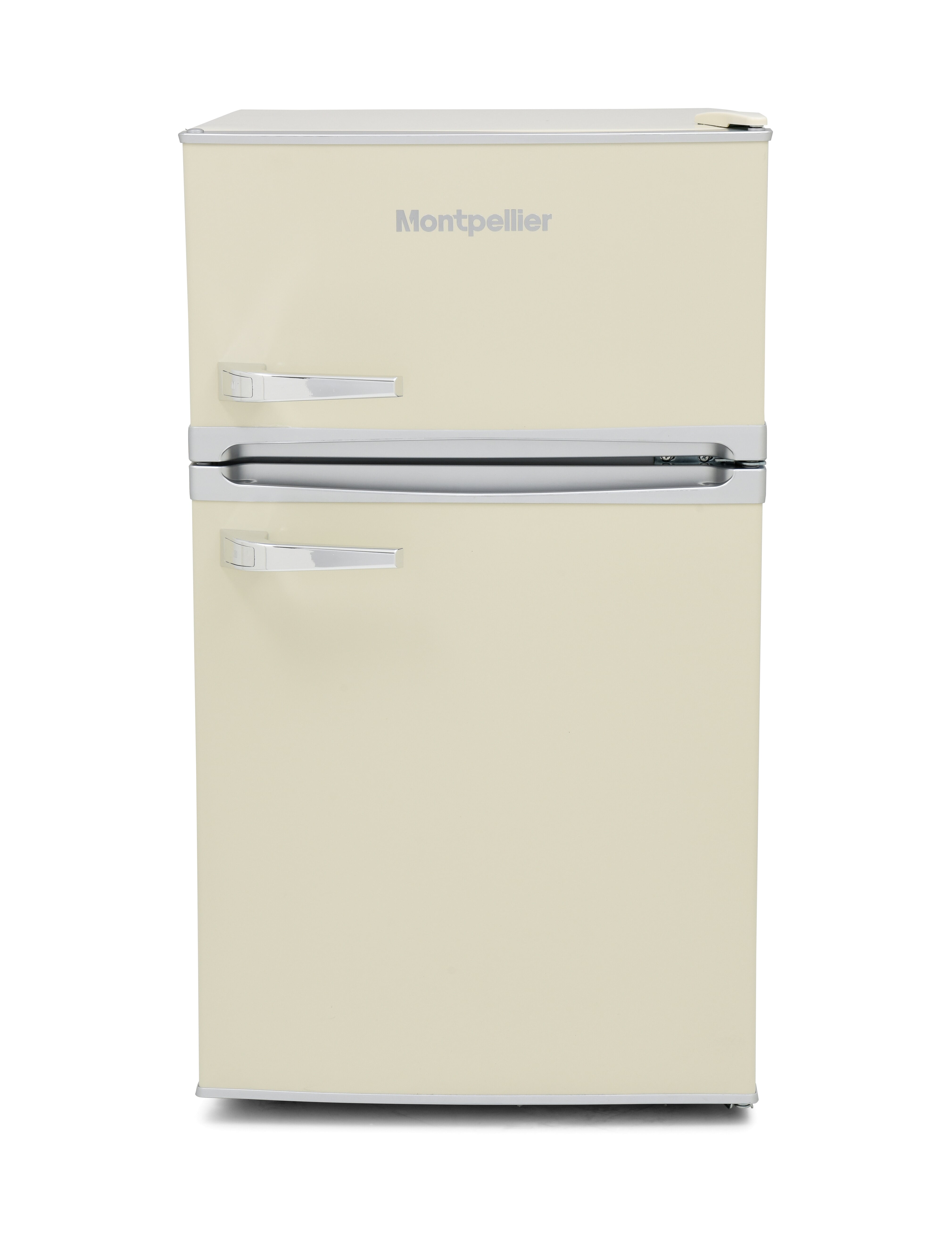 cream undercounter fridge