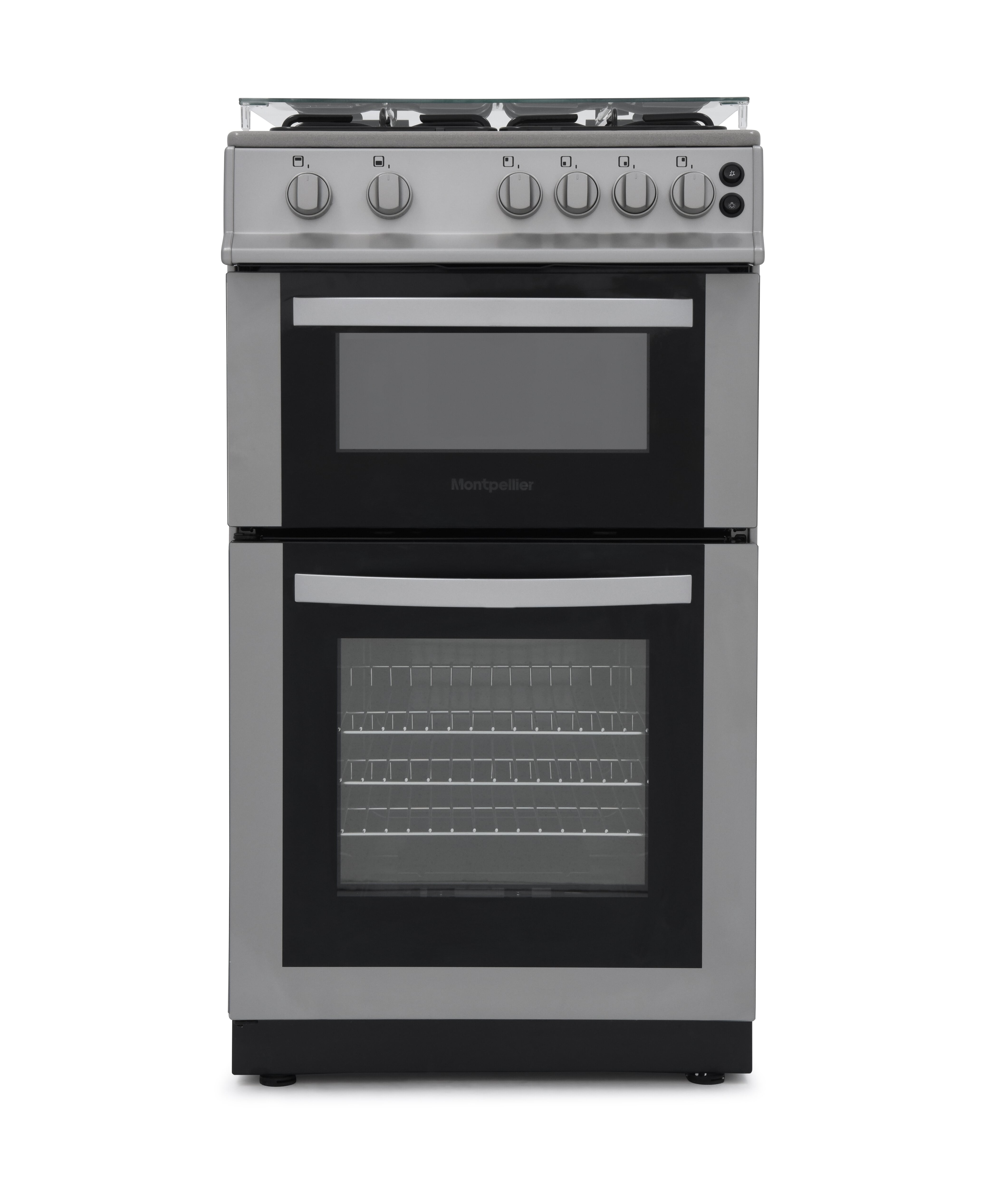 silver gas cooker 50cm